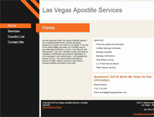 Tablet Screenshot of lasvegasapostilles.com